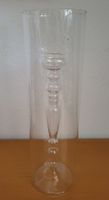 Kerzenhalter Glas, Sammlerstueck, Dekoration, 40cm