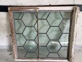 Bleiglasfenster schönes altes Fenster 