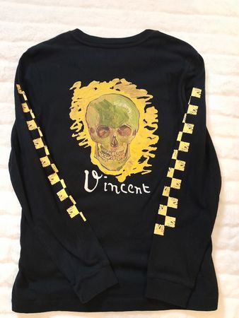 T-shirt Vans x Van Gogh Museum, taille L, noir 💀🎨🍂