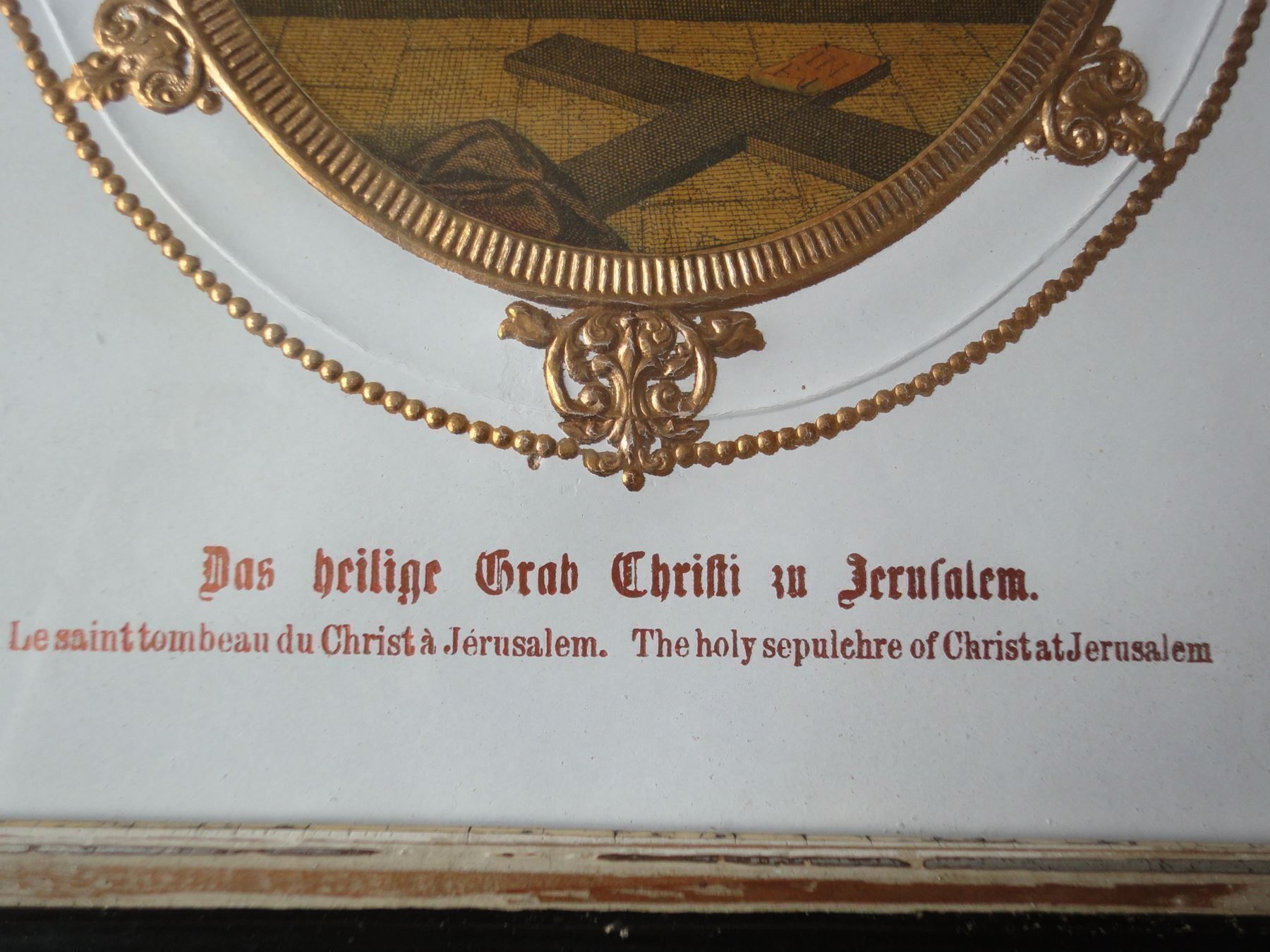 Grafiken & Lithographien: Relief-Litho  Heiligenbild Grab Christi – Gebraucht aus Chur von omonia 2