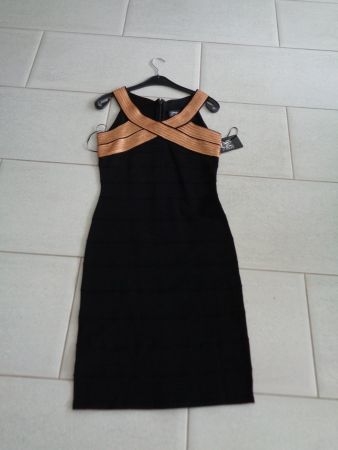 Elegantes JAX Abendkleid Gr. S schwarz Gold *NEU*