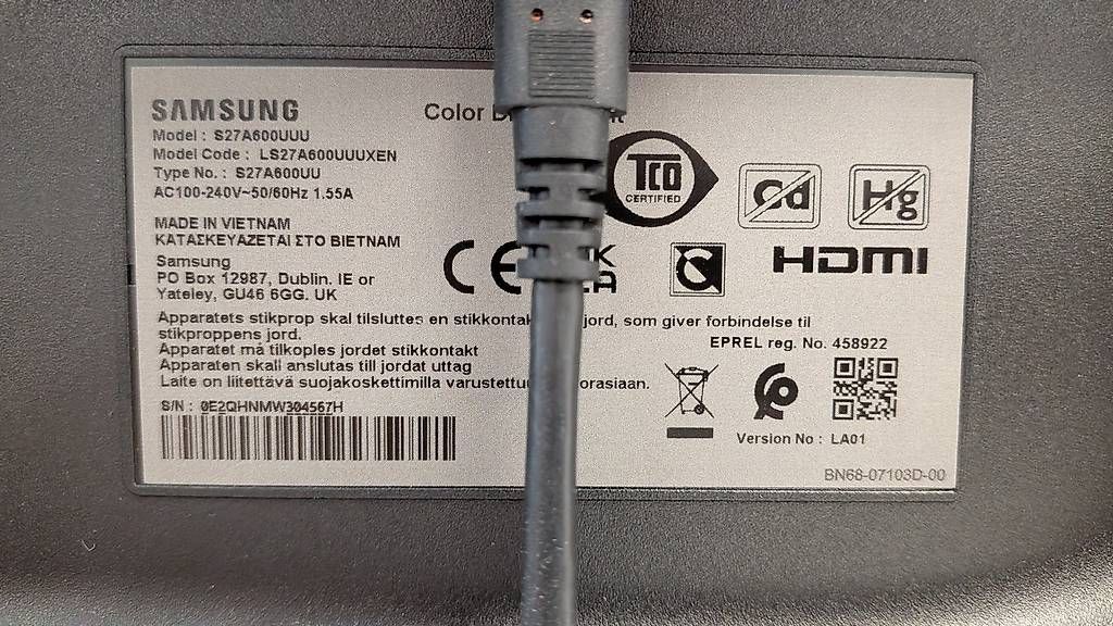 Ecrans: Samsung Bildschirm WQHD 27" – D'occasion à Zürich par chr_5kjh 1