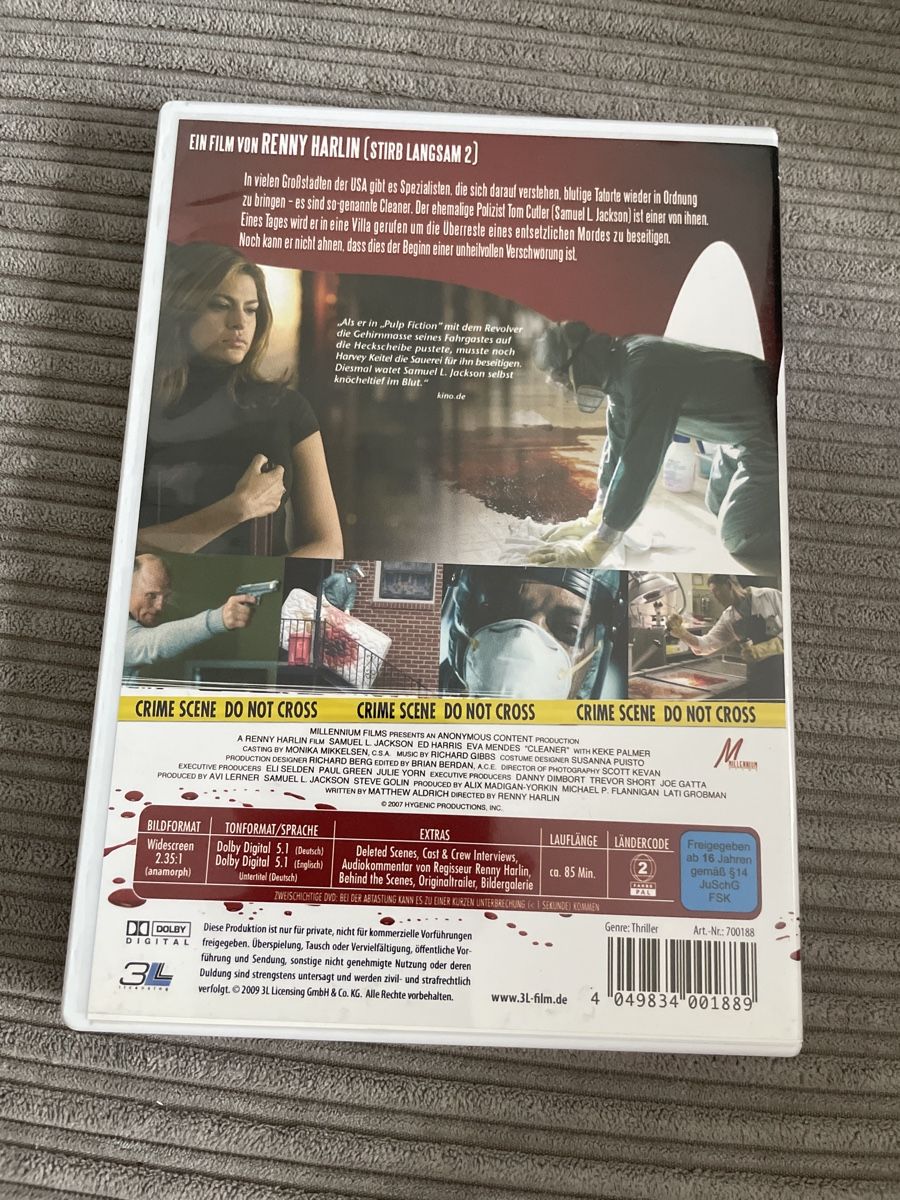 Alle DVDs: Cleaner - Thriller DVD mit Samuel L. Jackson – Gebraucht aus Sargans von Didis 1