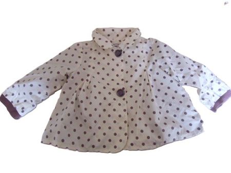 Gr. 74 80 Pünktli Sommerjacke leicht creme violett BLICKFANG