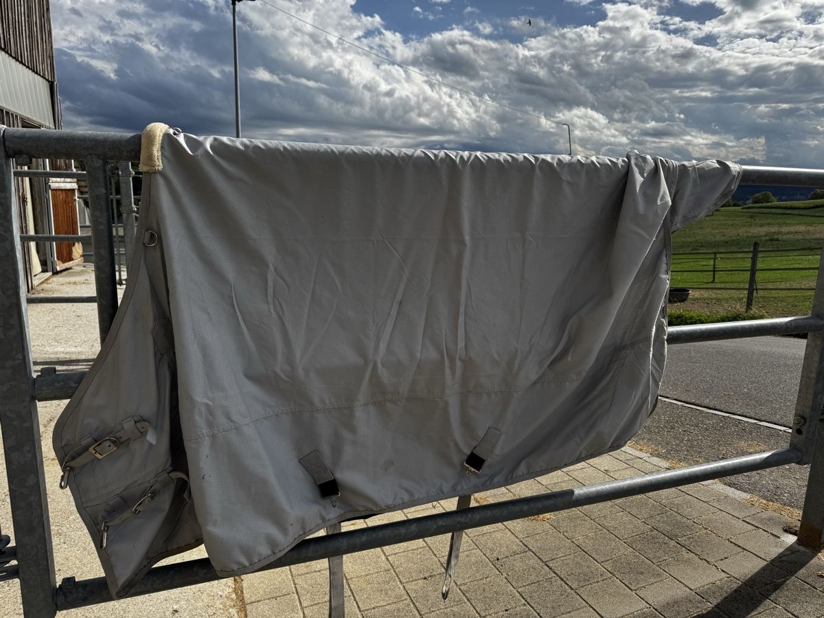 Coperte & Accessori: Regen-Decke 0g hellgrau 155 – Usato da Oetwil am See venduto da LuniGW