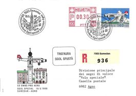 Einschreiben Swissair 1988