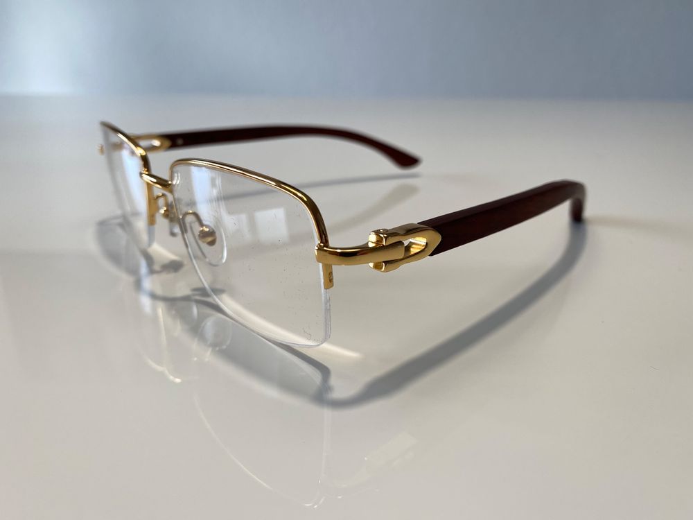 Lunettes Cartier Neuves Branches en Bois 140b Acheter sur Ricardo