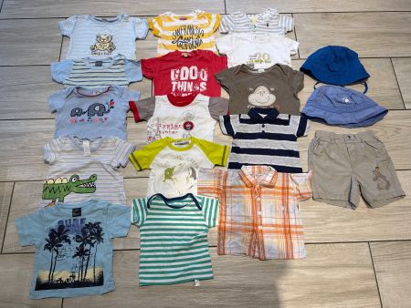 Jungs Sommer Set Gr 62, 18 teilig