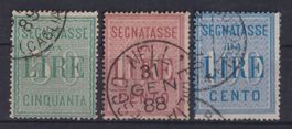 Italia 1884/1903: 3 Verrechnungsmarken