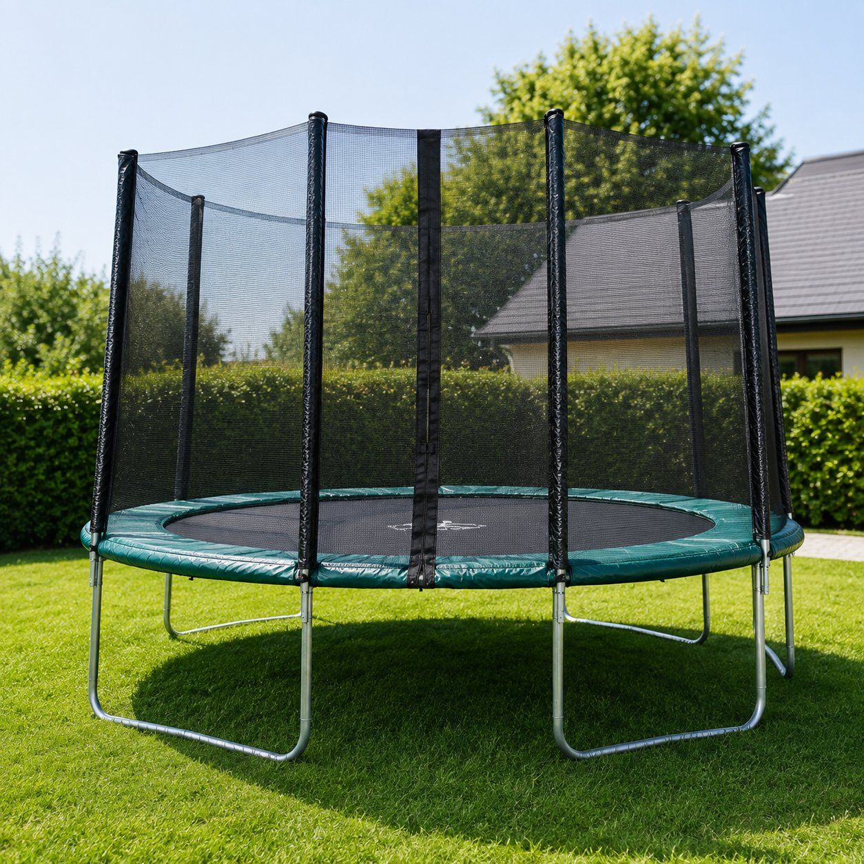 Trampolini: Trampolin 305cm mit Sicherheitsnetz. – Usato da Oberuzwil venduto da sab_58zf