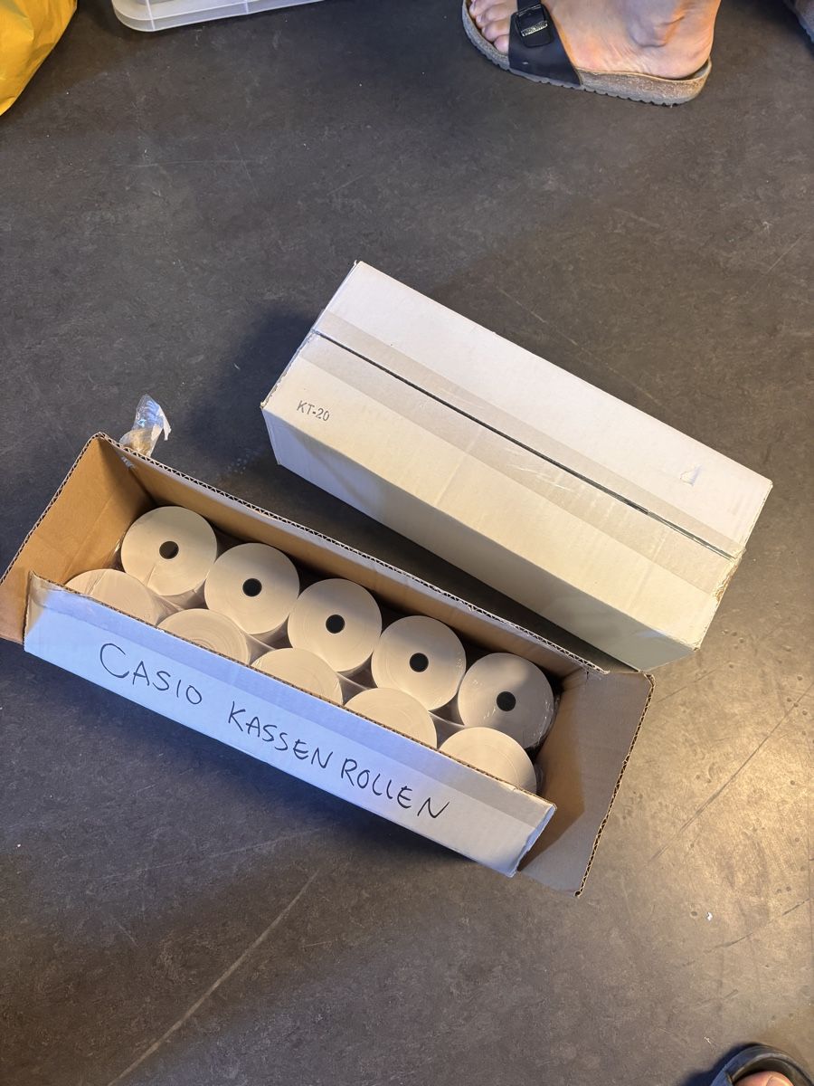 Casio Kassen: GRATIS - Kassenrollen Casio – Neu und originalverpackt aus Nussbaumen AG von noa_d75d