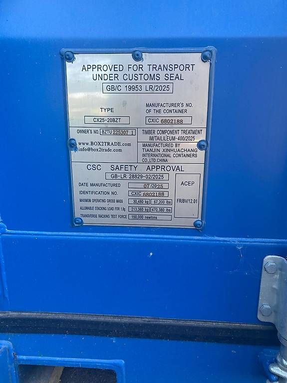 Autres articles bureau & commerces: 20' Seefrachtcontainer blau – D'occasion à Bern par Containerhandel 2