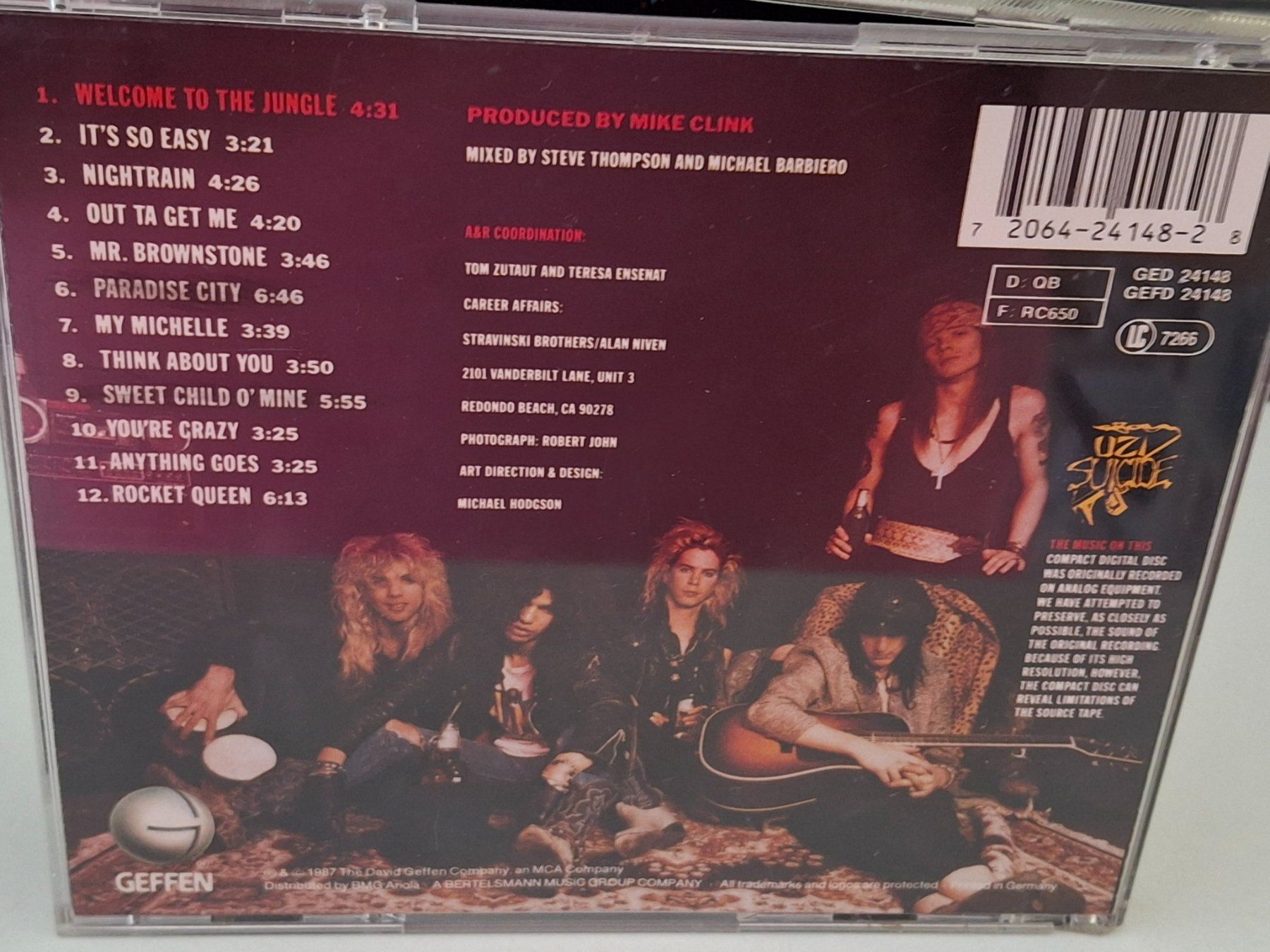 CDs: CD Guns N' Roses - Appetite for Destruction – Gebraucht aus Aarberg von Jackup1 1