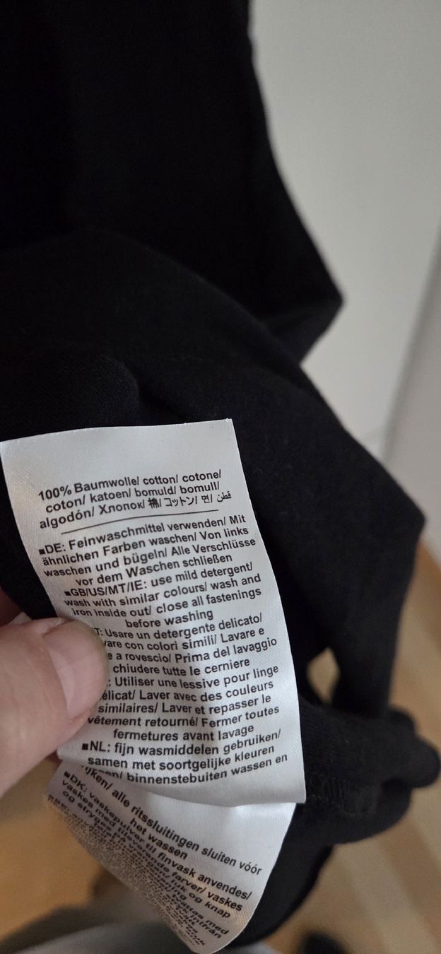 Closed Vestiti: Kleid Closed schwarz Baumwolle Grösse S – Usato da Hellbühl venduto da Veci02 4