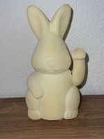 Süsser Deko Hase mit Samtbezug, Höhe 20cm, neuwertig