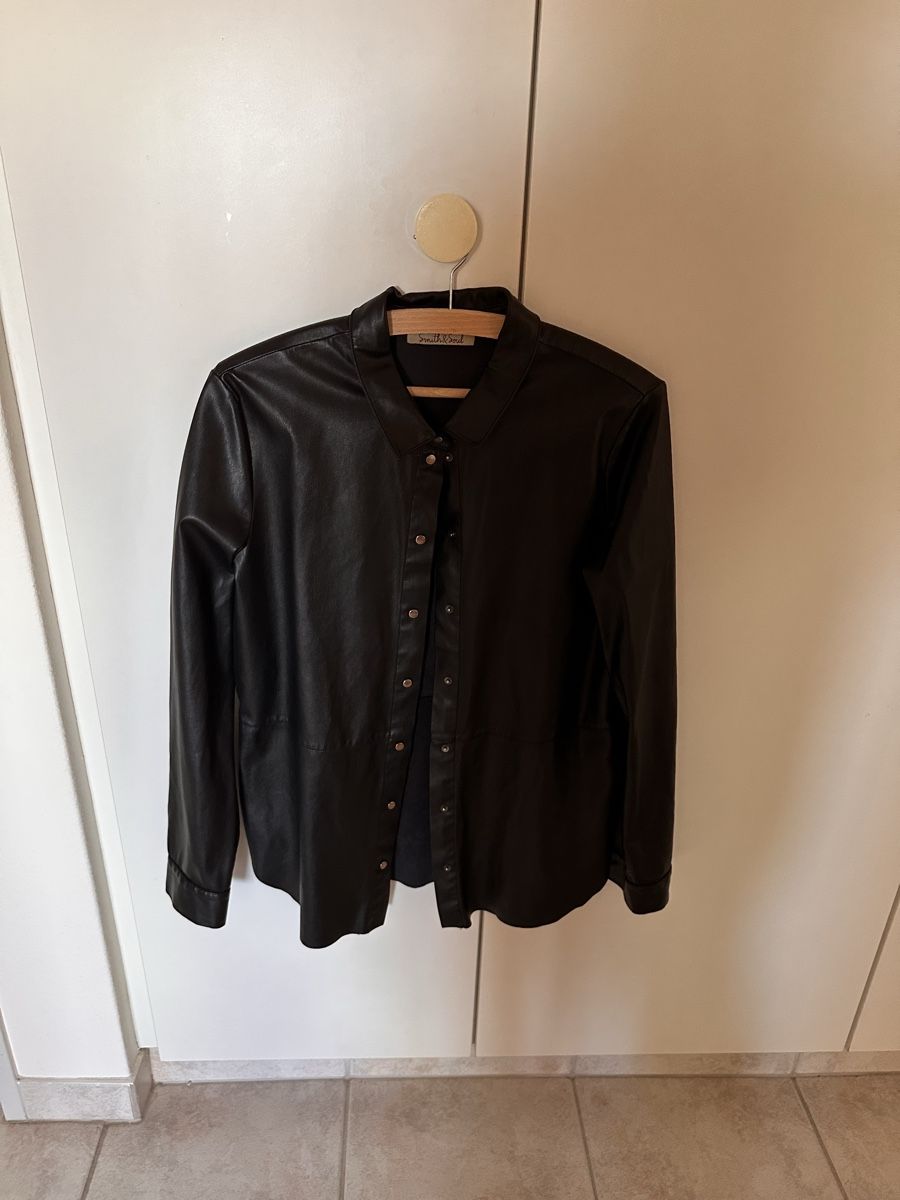 Blusen: Lederimitatbluse Gr 38 – Neu (gemäss Beschreibung) aus Winterthur von Unglaublich321