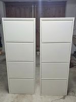 Schuhschrank wandhalterung metall weiss