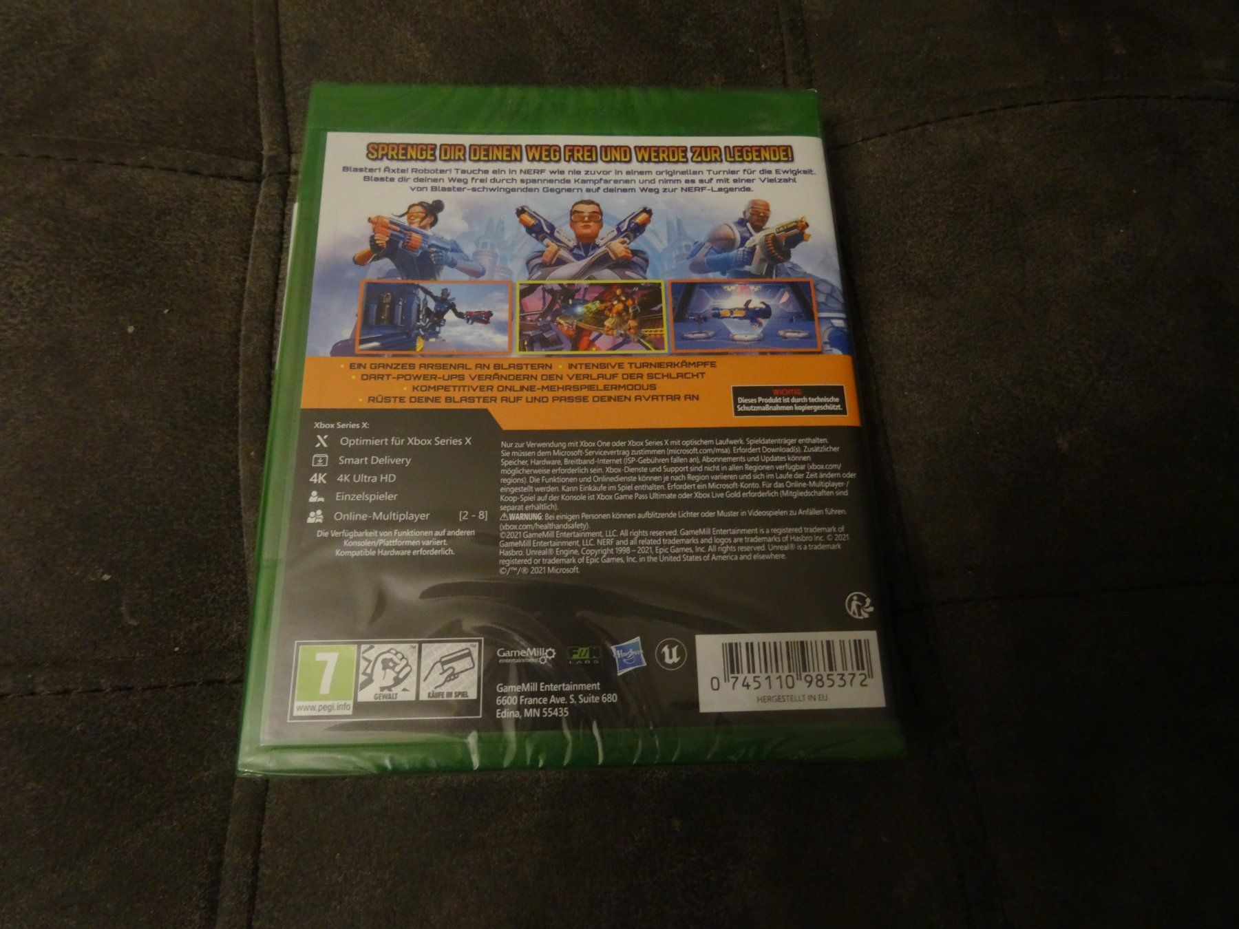 Microsoft Spiele: Nerf Legends XBOX ONE NEUWARE – Neu und originalverpackt aus Olten von Disc-Ausverkauf 1