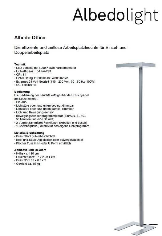 Lampade: Albedo Light LED Stehleuchte – Usato da Buochs venduto da jen_milla_b 2