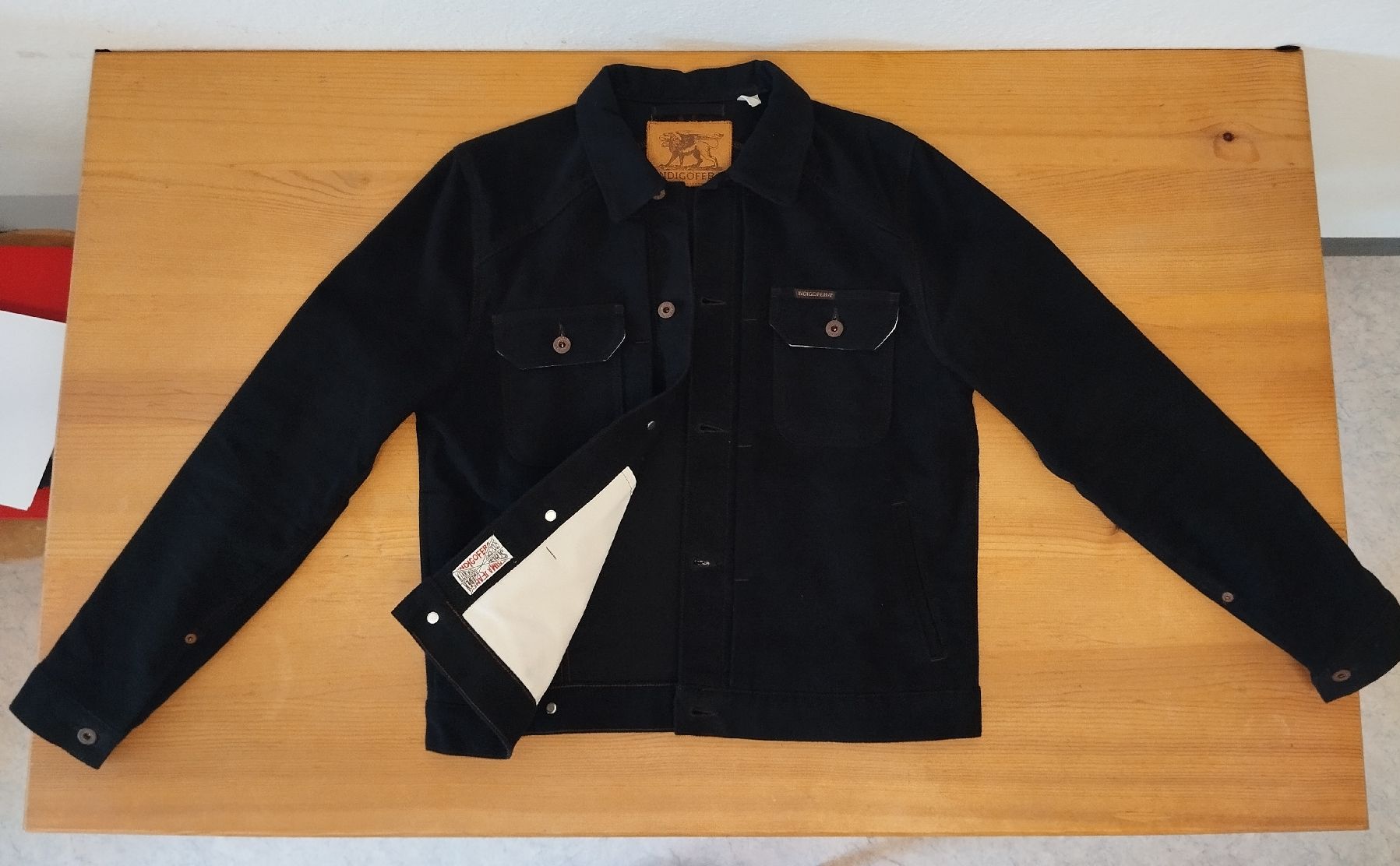 Giacche: Indigofera Parsons Lodge - Moleskin Jacket – Nuovo (secondo la descrizione) da Chur venduto da jorgehuck 1
