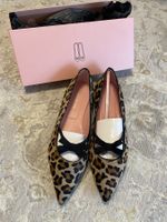 Pretty Ballerinas Leopardenmuster, echt Leder! Neuwertig