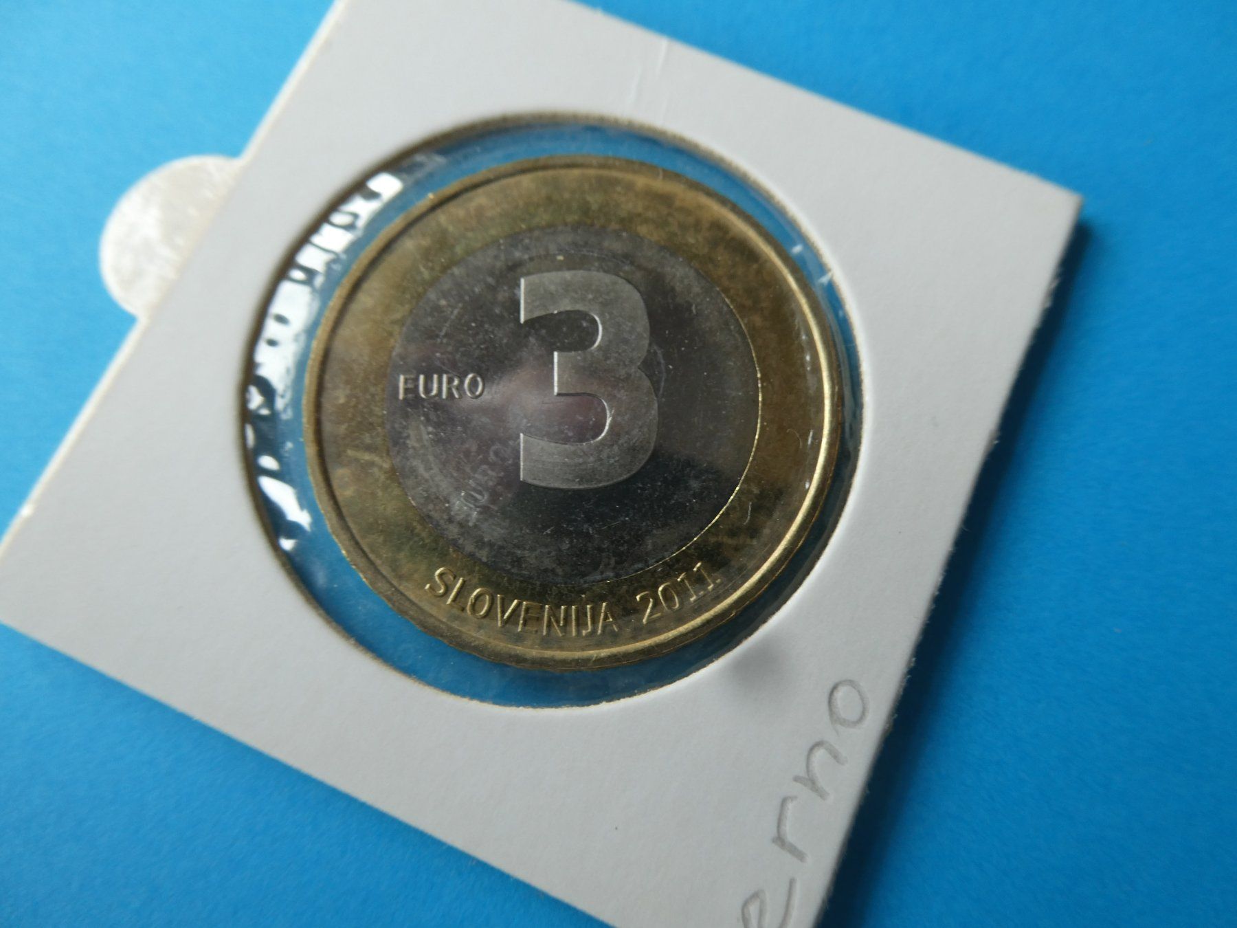 Tutti le monete: Slowenien 2011, 3 Euro   stgl. – Usato da Hinterforst venduto da Rohusri 1