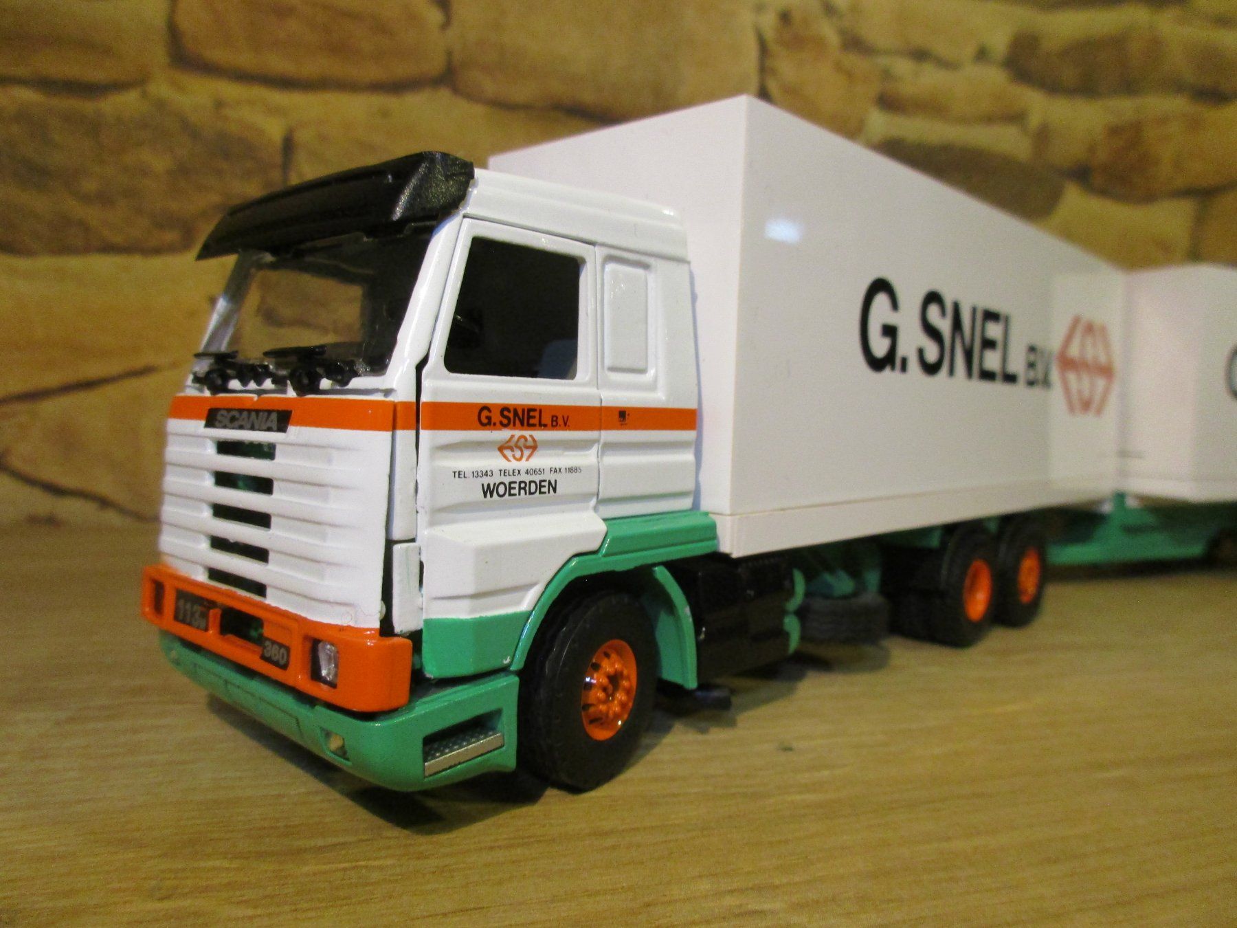 Tekno Modellbausätze & Standmodelle: Tekno  1:50  Scania 113  G.SNEL B.V. – Gebraucht aus Ennetmoos von Truckdiver 1