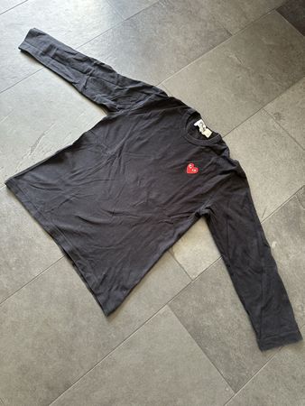 Langarmshirt Comme des Garçons PLAY schwarz Grösse L