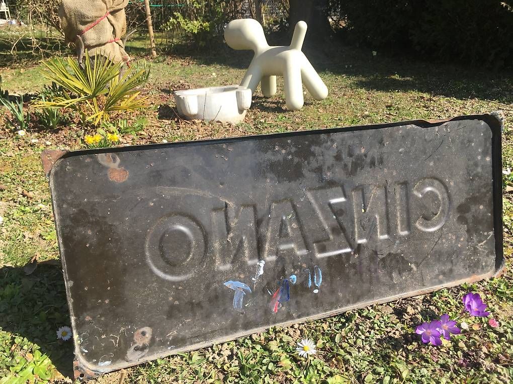 Cinzano Insegne: Emailschild / plaque émaillée CINZANO – Usato da Coppet venduto da squ_wy2d 1