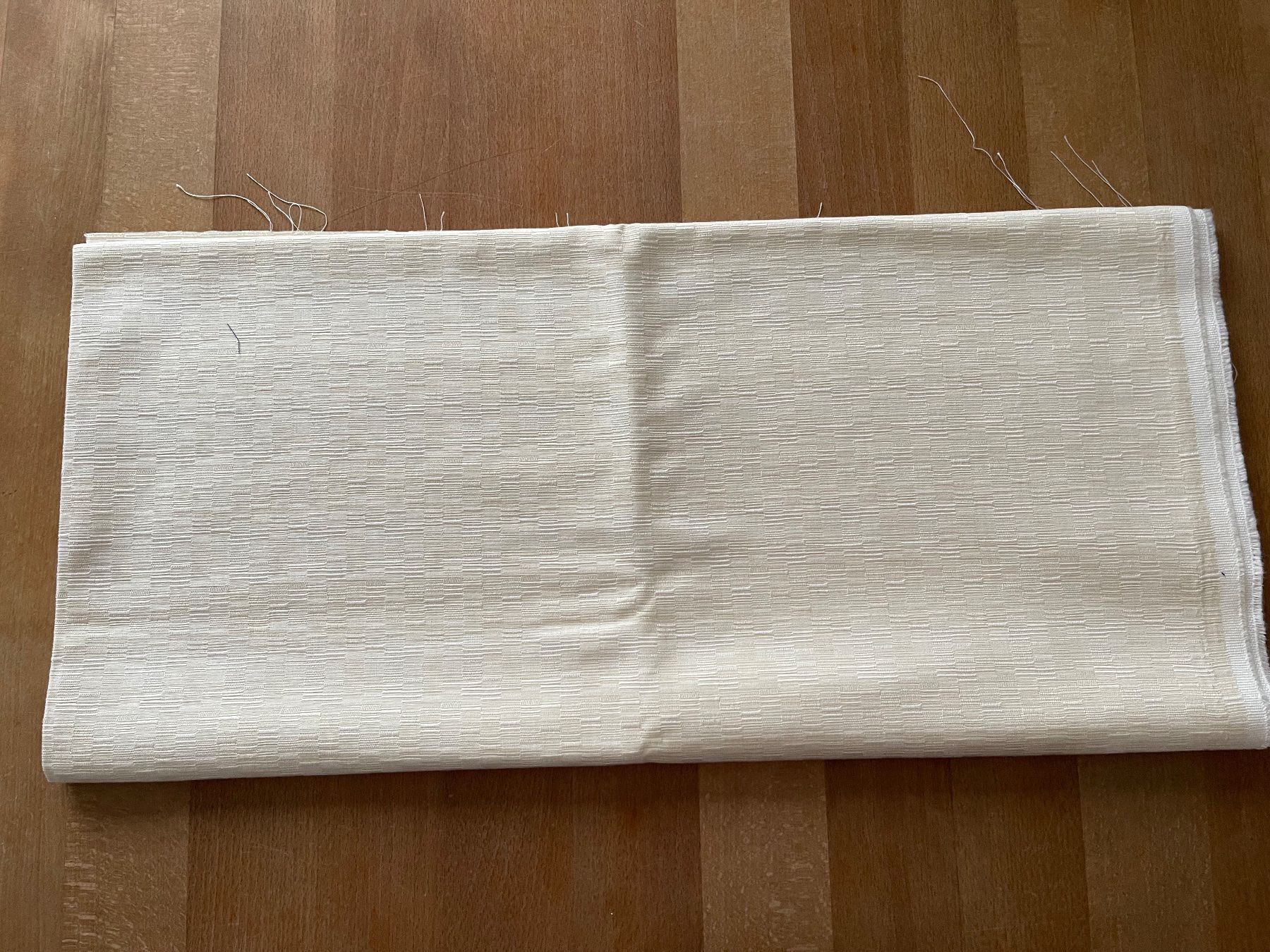 Stoffe: Bezugs- oder Vorhangstoff cremefarbig – Neu (gemäss Beschreibung) aus Meggen von tulipe21 1
