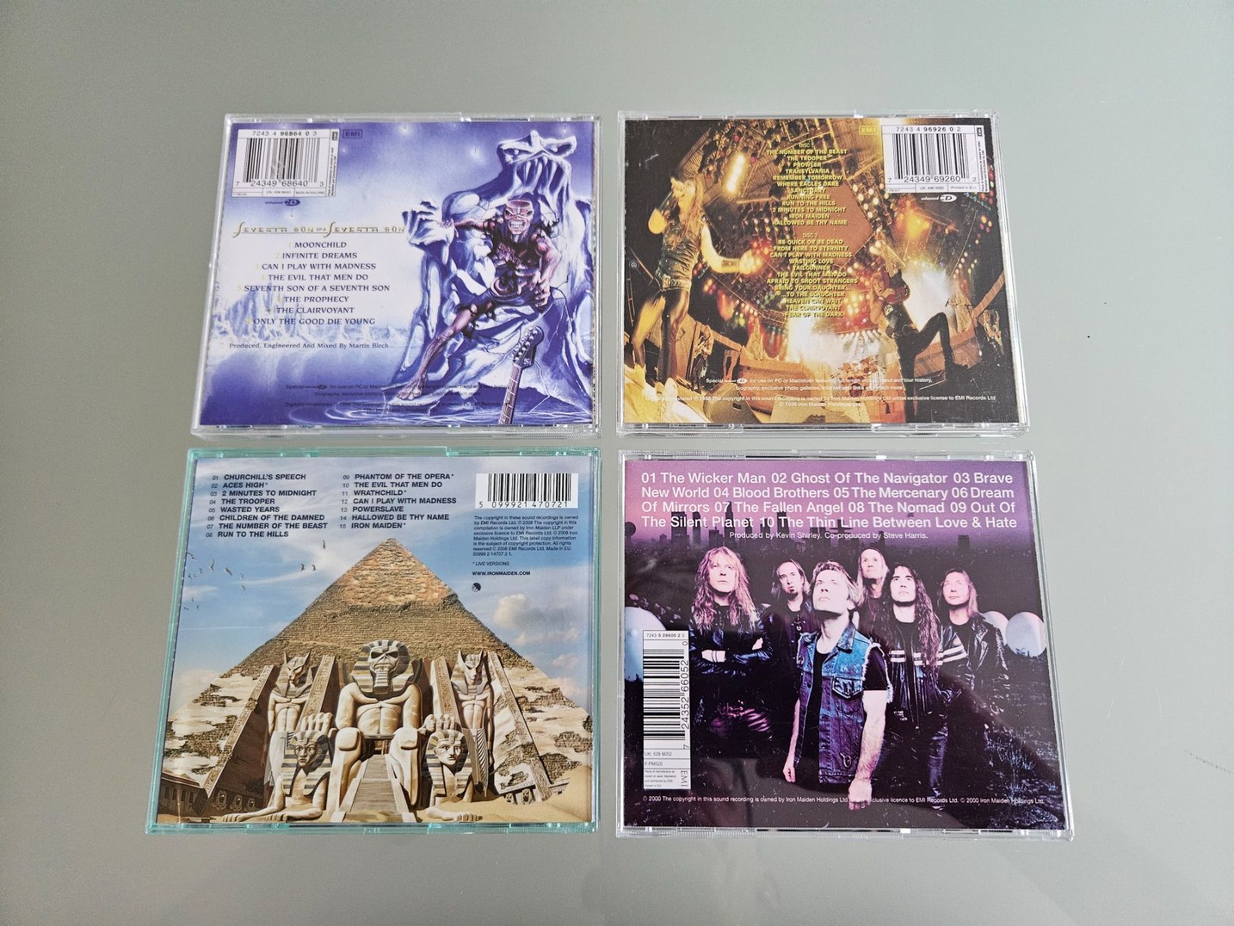CD: Iron Maiden CD Sammlung 5 CD's Heavy Metal – Usato da Herzogenbuchsee venduto da zloplio72 1
