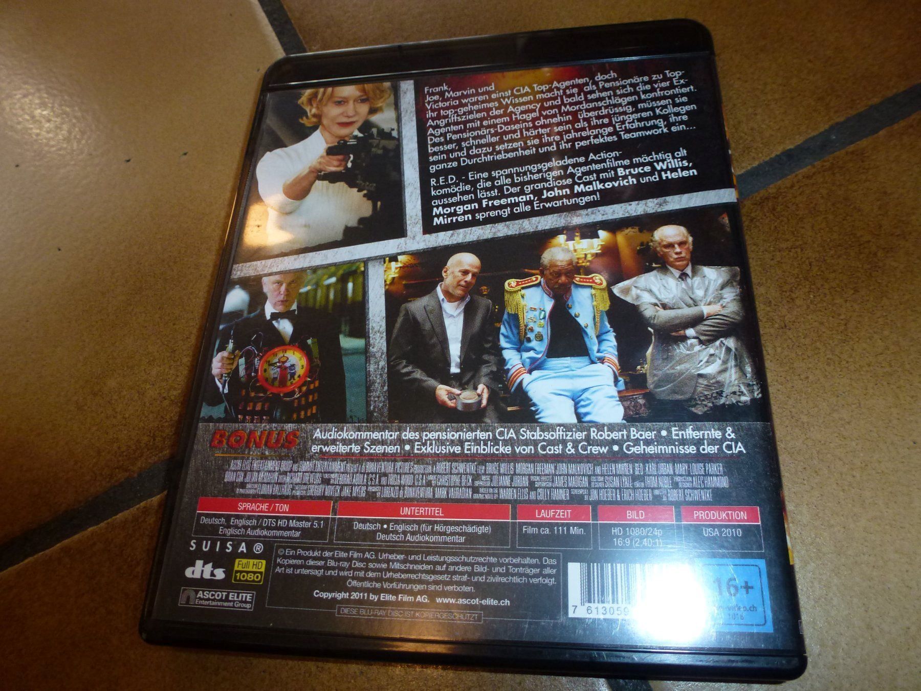 Tutti i DVDs: RED (BLU-RAY) – Usato da Olten venduto da Disc-Verkauf 2