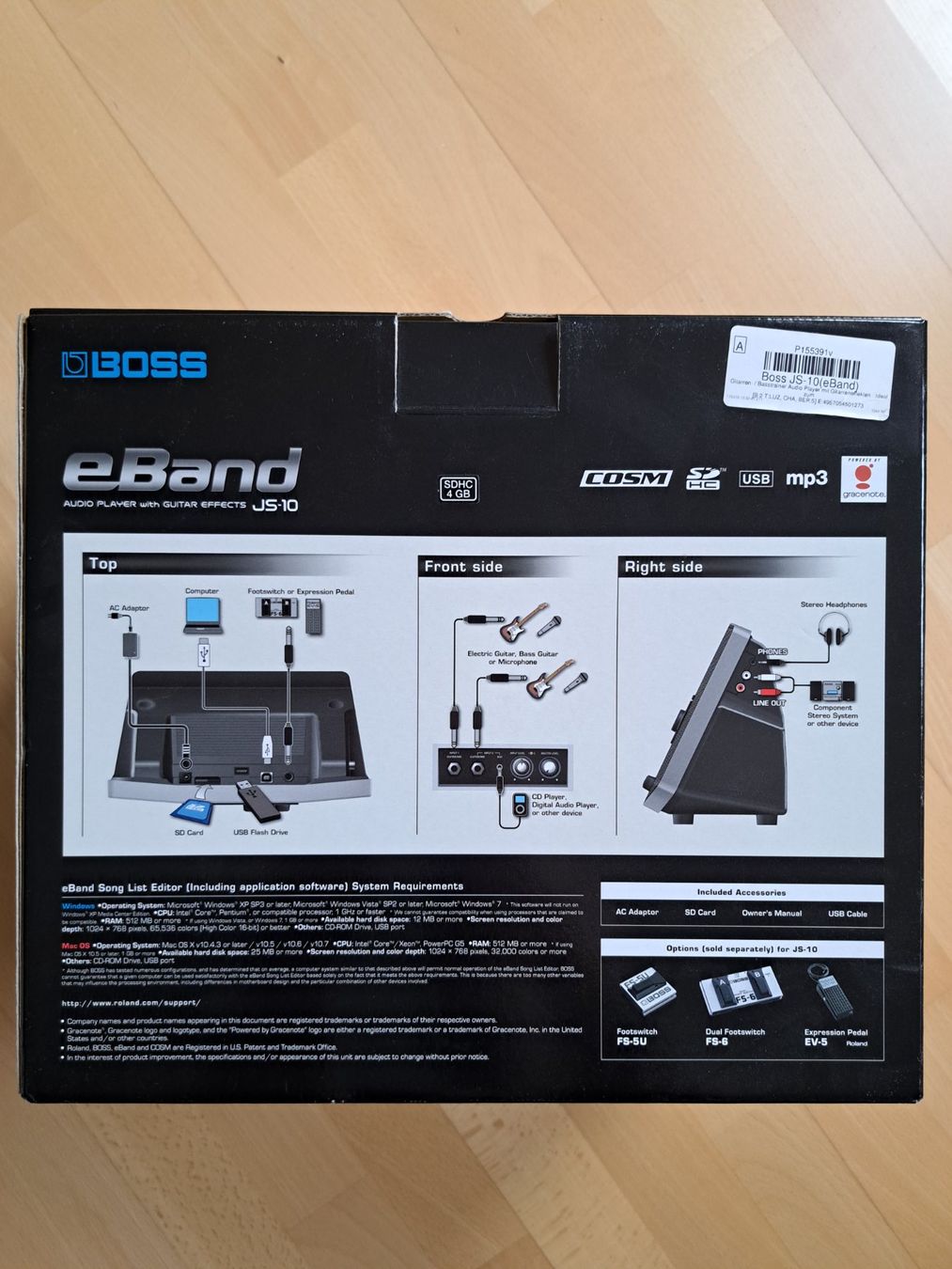 Boss Amplificatori: BOSS eBand JS-10 Guitar Jam / Audio Player / Multi Effects – Nuovo (secondo la descrizione) da Eglisau venduto da Bbone 4