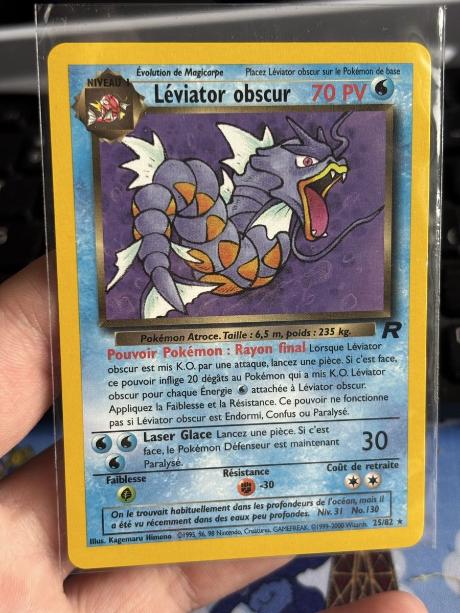 Pokémon Cartes à collectionner: Léviator Obscur rare Team rocket FR – D'occasion à Puplinge par Collection_Pokepi