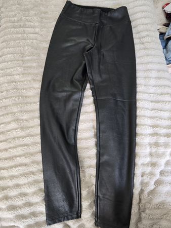 Calzedonia Kunstleder Leggings schwarz Grösse S