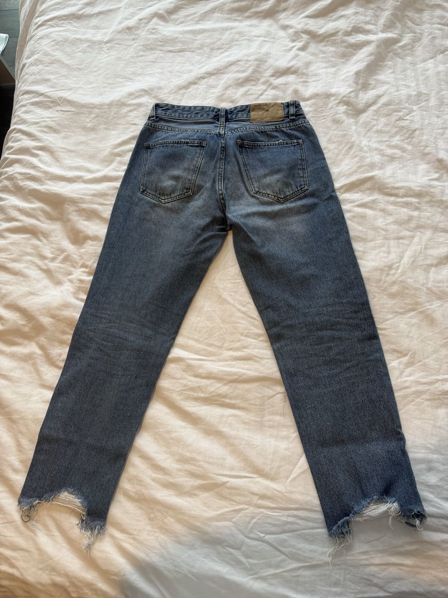 Pull&Bear Jeans: Jean Pull&Bear Délavé Taille Haute - Look Tendance Été! – Gebraucht aus La Chaux-de-Fonds von ard_8v5l 2