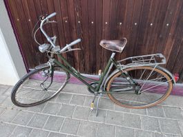 Vintage Velo Fahrrad Grün – 3 Gänger