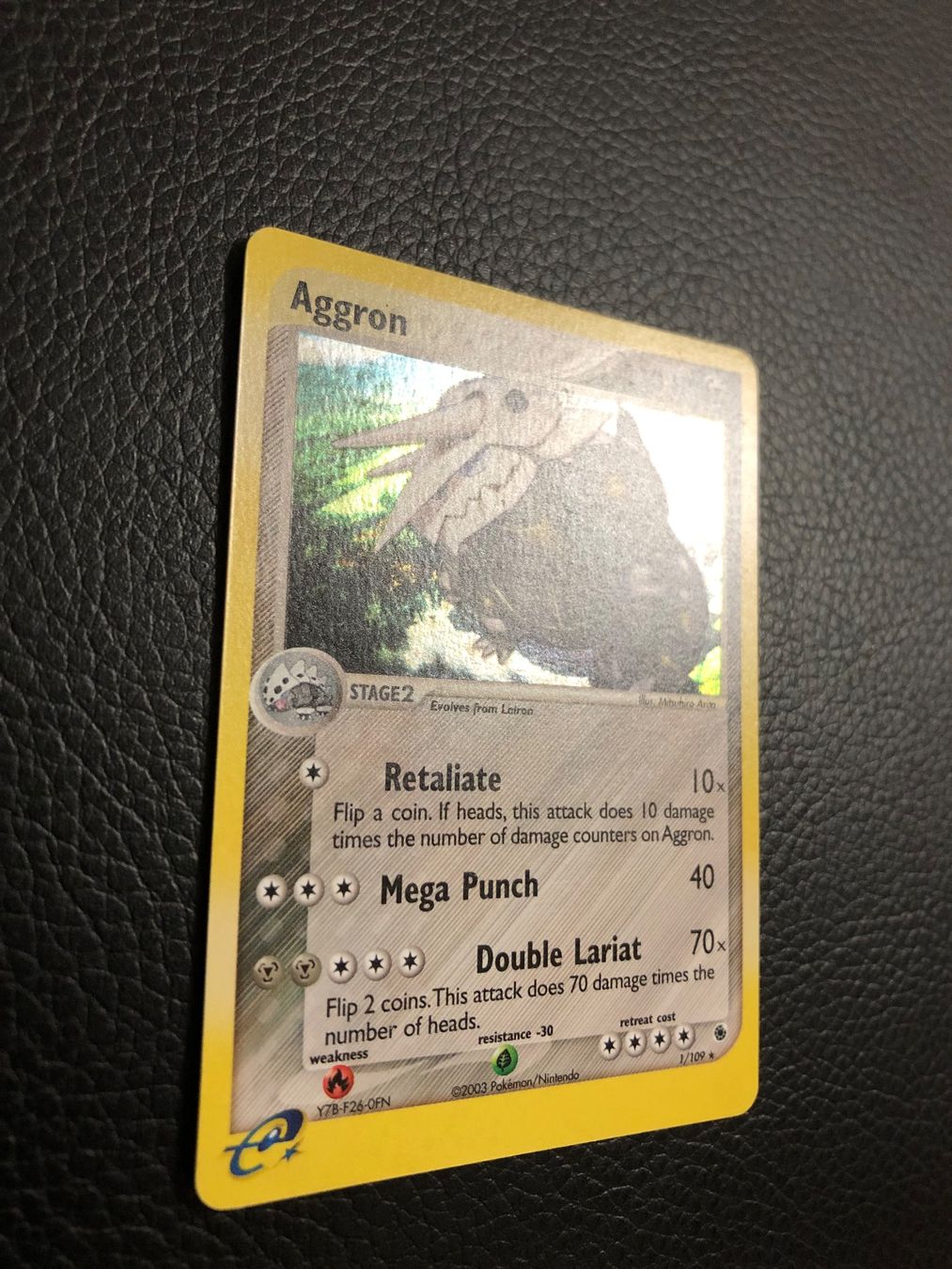 Pokémon Carte collezionabili: 2003 Ex Ruby & Sapphire - Aggron Holo 1/109 Ab 1 – Usato da Paradiso venduto da Pkmn10 1