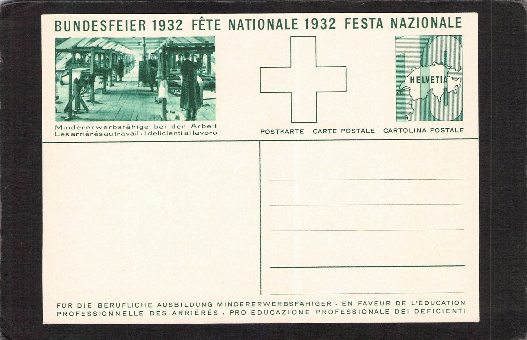 Tutti i francobolli: Bundesfeier 1932 , Nr. 56 g – Usato da Reichenburg venduto da Pipo-67