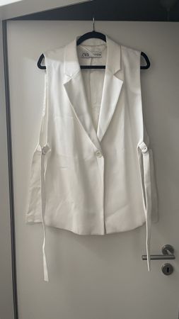 Zara Weste weiss, Gr. L