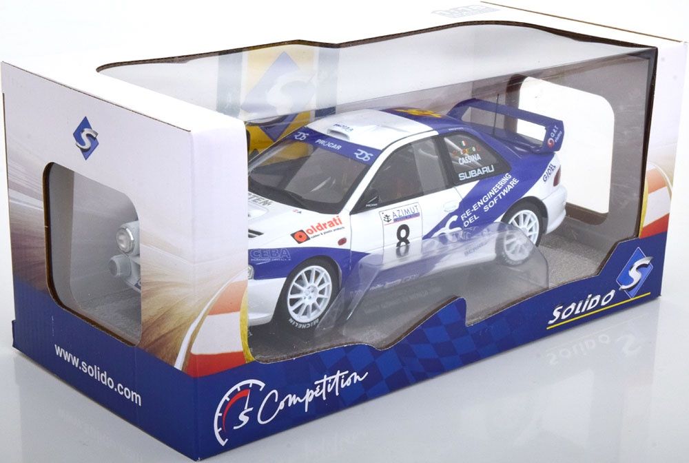 Subaru Modellautos: SUBARU IMPREZA WRC 99 #8 NIGHT VERSION 1:18 SOLIDO – Neu und originalverpackt aus Suhr von Moebelsiralfred 4