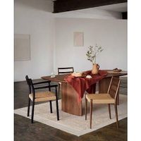 Kave Home Esstisch Holztisch Litto Nussbaumfurnier