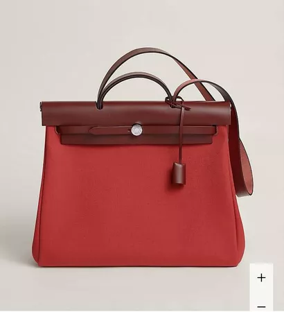 Hermès ( sac herbag zip 39 retourné)