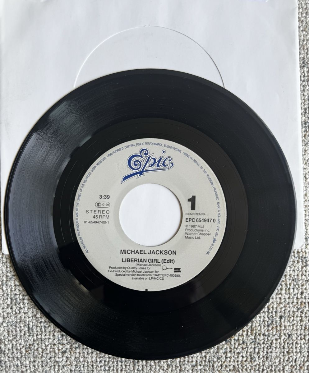 Schallplatten: Michael Jackson - Liberian Girl - 7" Single - 80s – Gebraucht aus Rorbas von BlackstarRecords