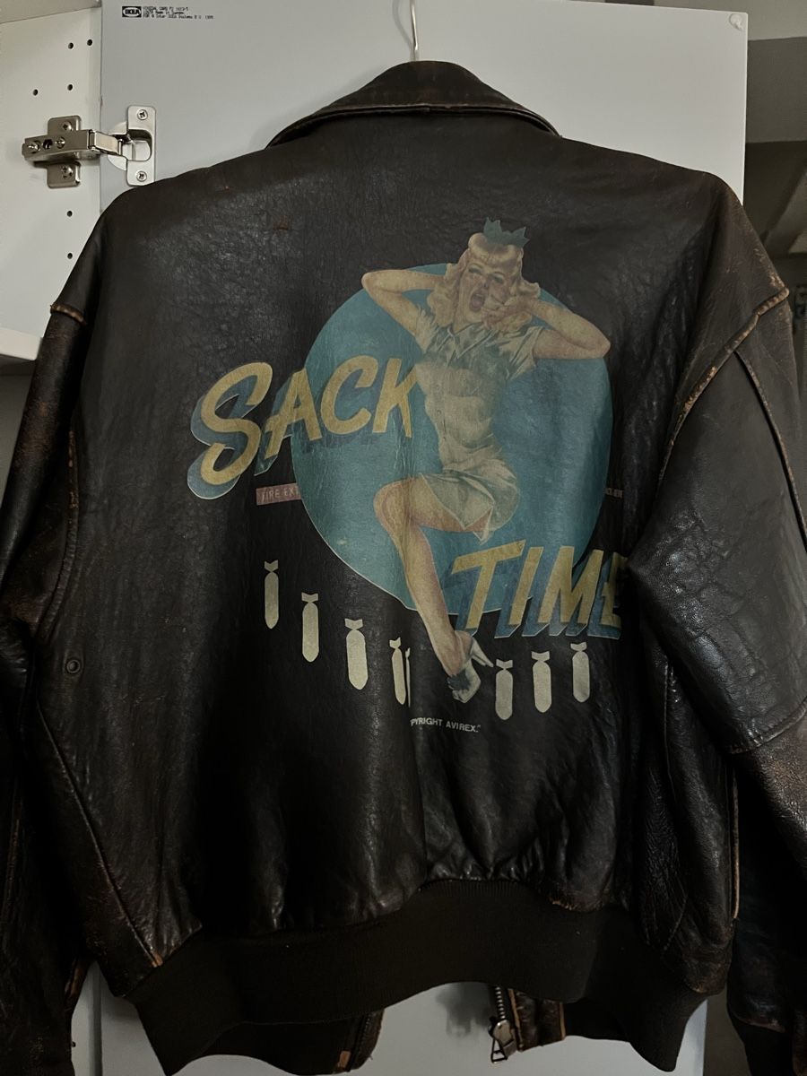Avirex Giacche: Vintage Avirex Lederjacke – Usato da Turbenthal venduto da Jench0