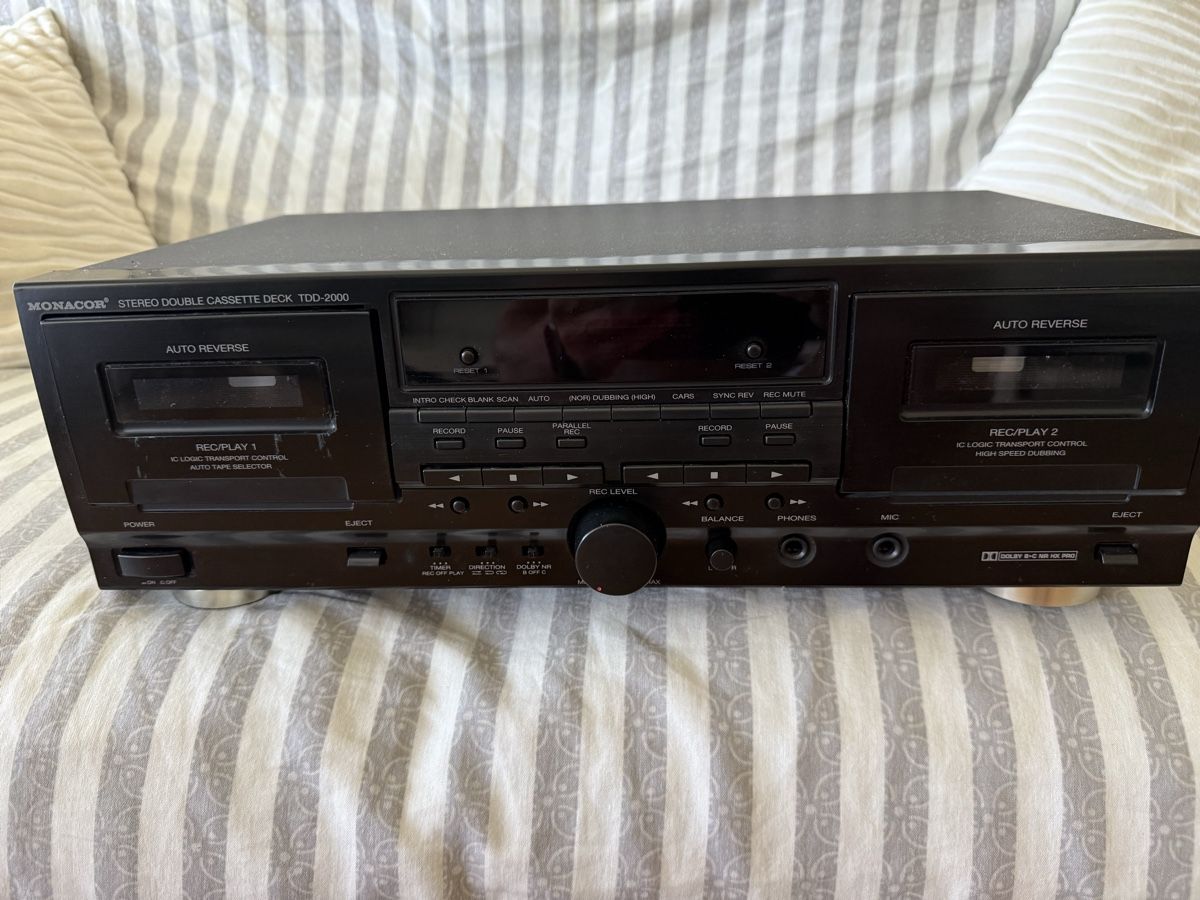 Kompaktkassetten: MACOM Stereo Double Cassette Deck TDD-2000 usato – Gebraucht aus Muttenz von rdo_8cvx