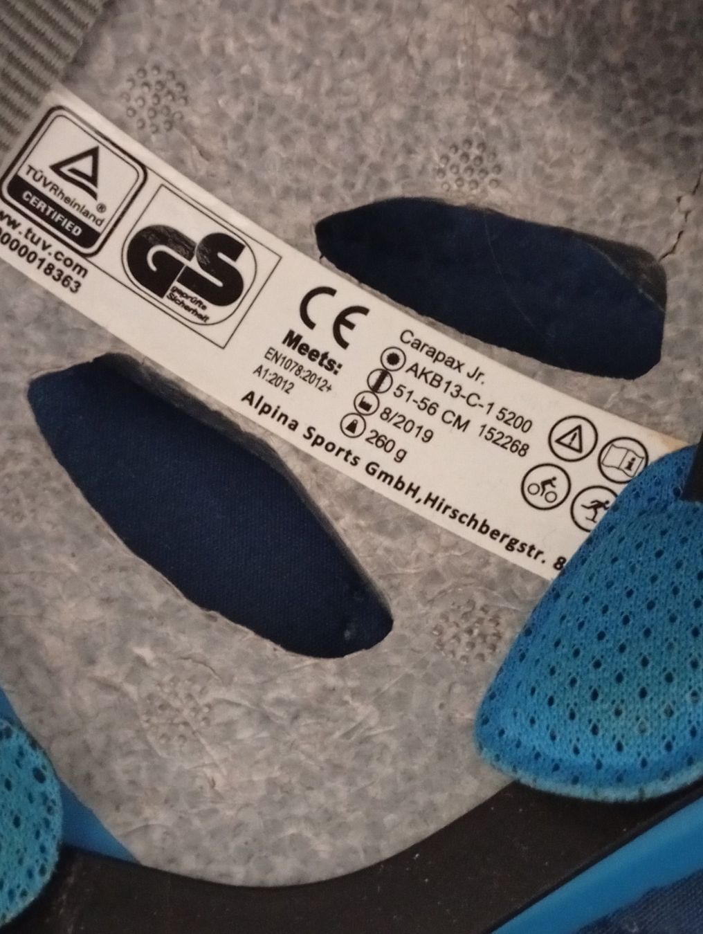 Alpina Helme: Kinder Velohelm Alpina Blau – Gebraucht aus Winterthur von Rogue01 2