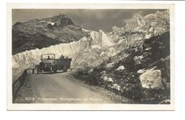 Furkastrasse (UR/VS) Saurer Postauto  Rhonegletscher um 1915