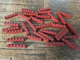 lego 3009 lot de 30 pièces Dark Red Brick 1 x 6