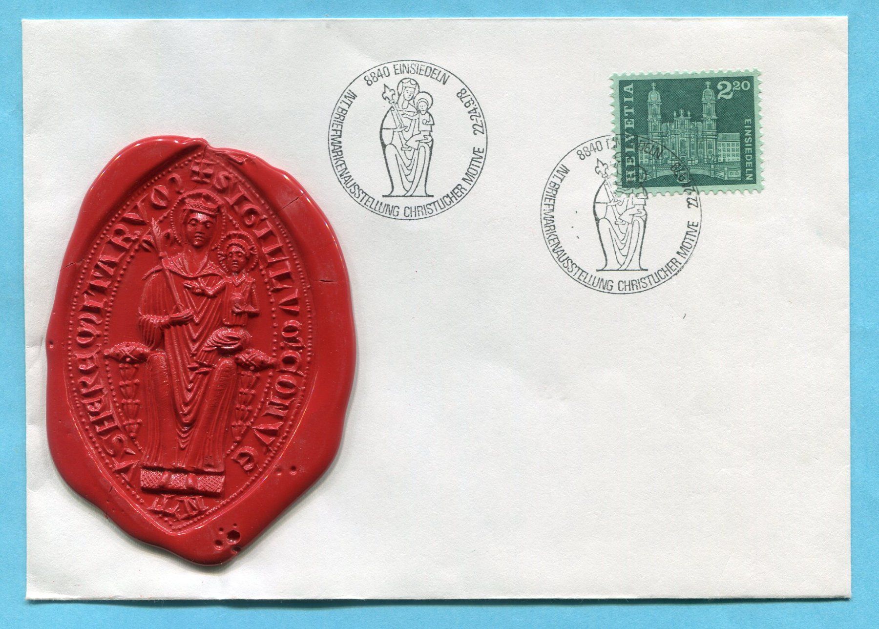 Tous les timbres: Brief Einsiedeln 1978 - Int. Briefmarkenausstellung – D'occasion à Opfikon par Prophila